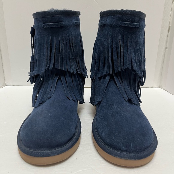UGG Koolaburra Suede Boots in Navy size 6 - Picture 1 of 13